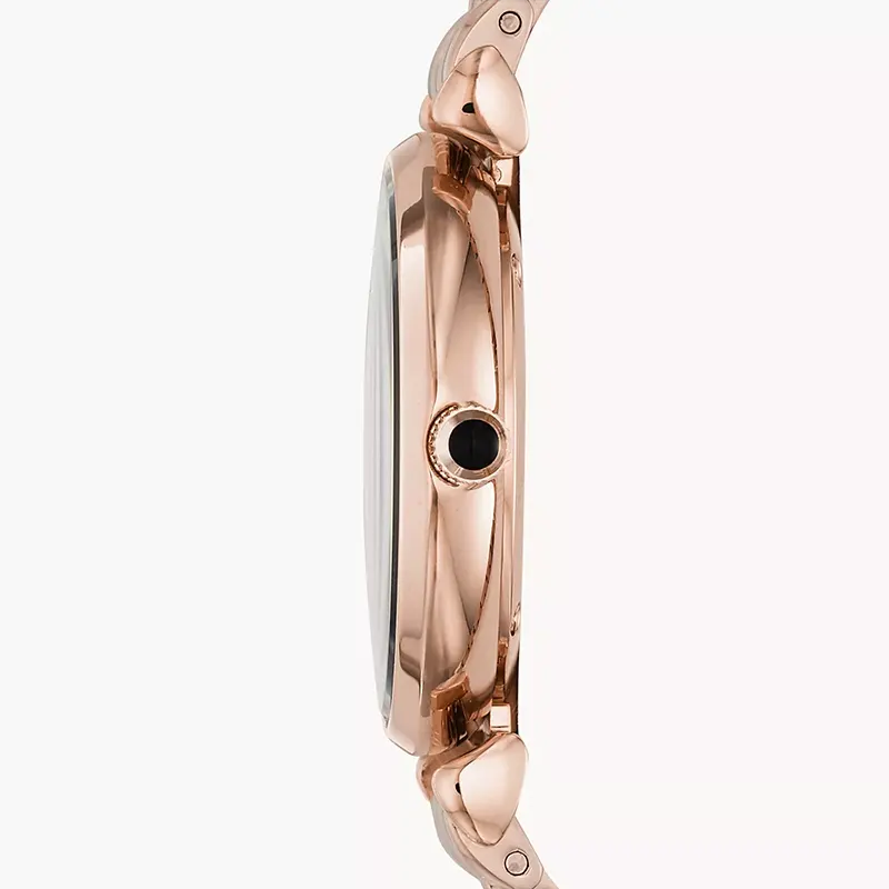Emporio Armani Gianni T-bar Black MOP Dial Ladies Watch | AR11145