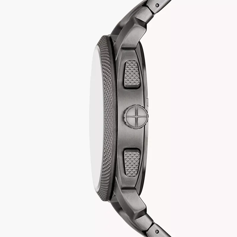 Fossil Machine Chronograph Smoke Stainless Steel Men's Watch | FS6098