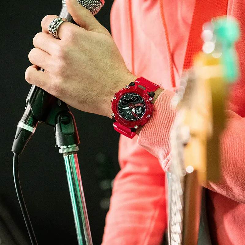 Casio G-Shock Sound Wave Series Dual-time Men's Watch | GA-2200SKL-4A