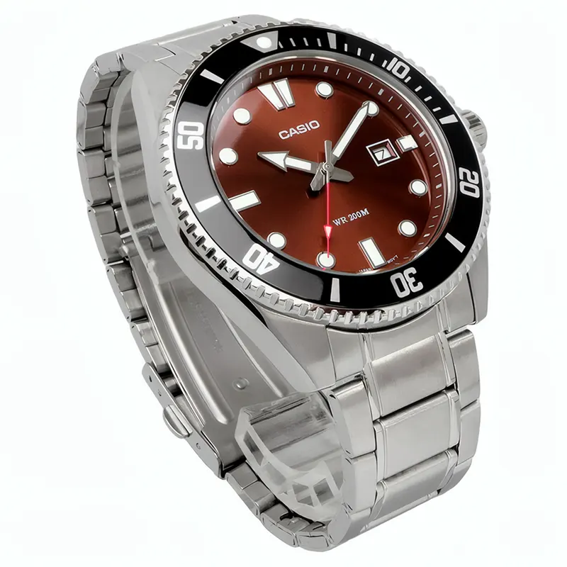 Casio Duro Diver's 200M Brown Dial Men's Watch | MDV-107D-5AV