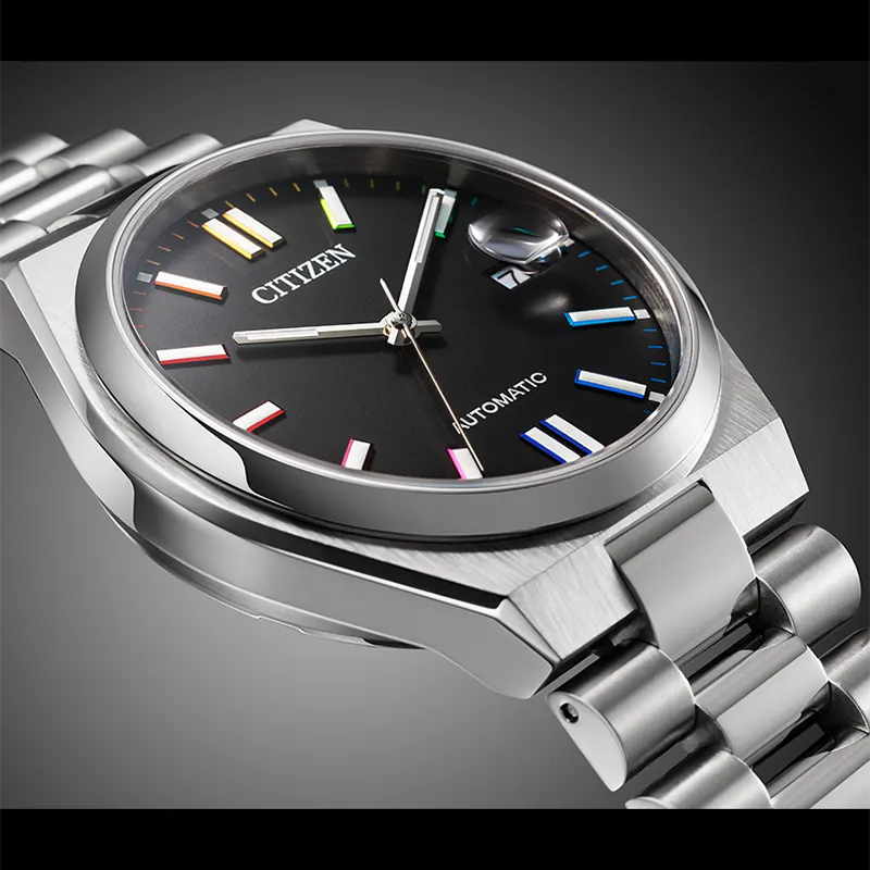 Citizen Tsuyosa Automatic Rainbow Hours Black Dial Men's Watch | NJ0151-53E