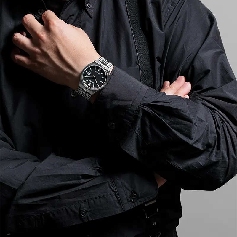 Citizen Tsuyosa Automatic Rainbow Hours Black Dial Men's Watch | NJ0151-53E