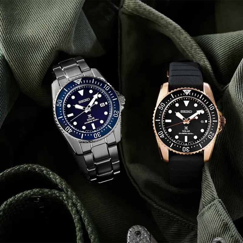 Seiko Prospex Solar Scuba Diver's Blue Dial Men’s Watch | SNE585P1