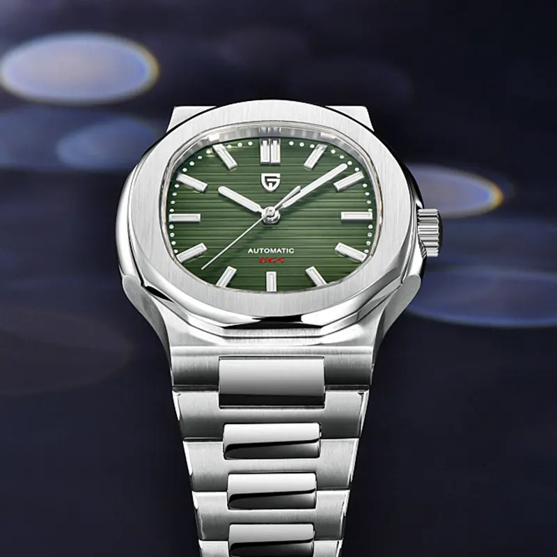 Pagani Design PD-1728 Nautilus Green Dial Men's Watch