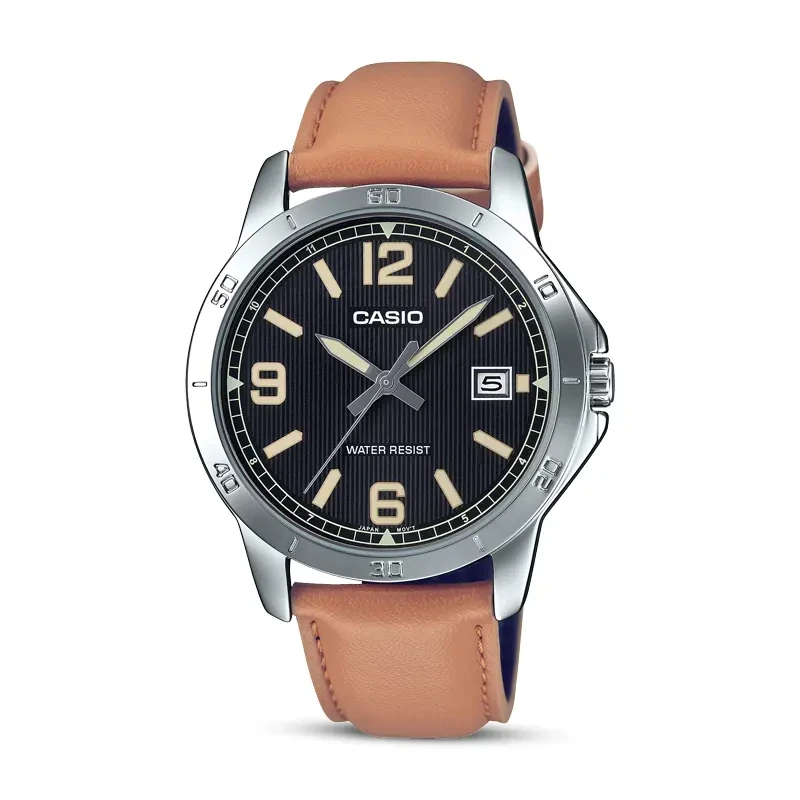 Casio Enticer MTP-V004L-1B2 Black Dial Men's Watch