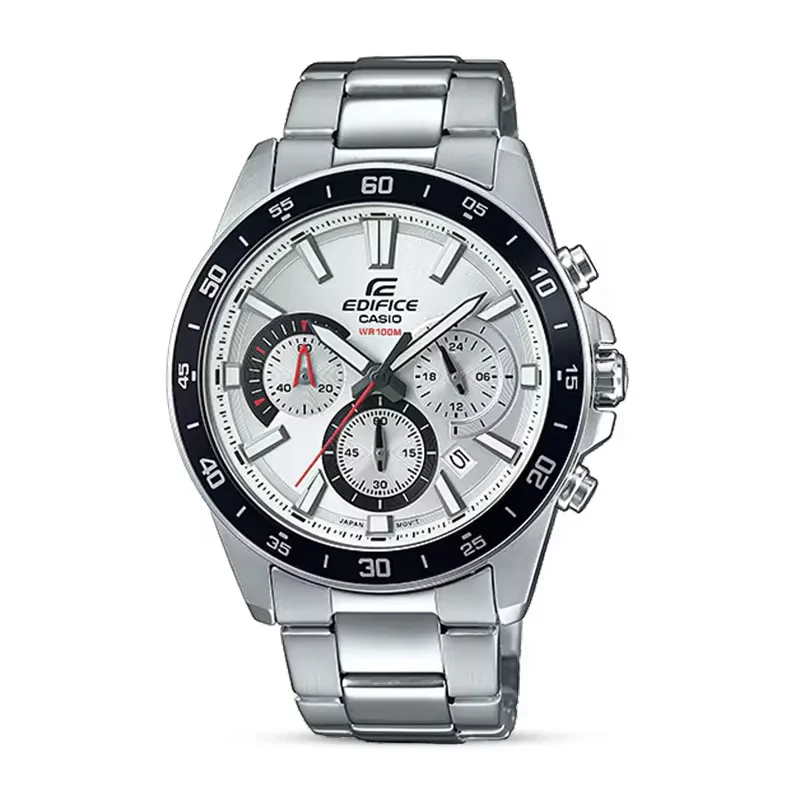 Casio Edifice Standard Chronograph Silver Dial Men's Watch | EFV-570D-7AV