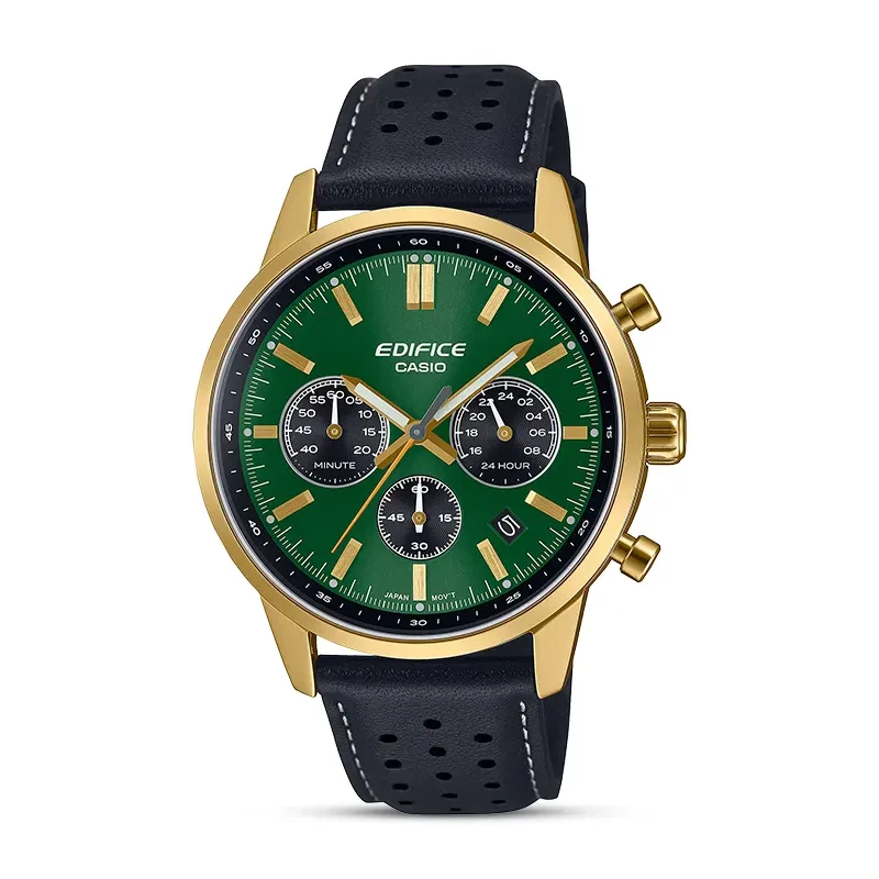 Casio Edifice Chronograph Green Dial Men's Watch | EFR-575CL-3AV