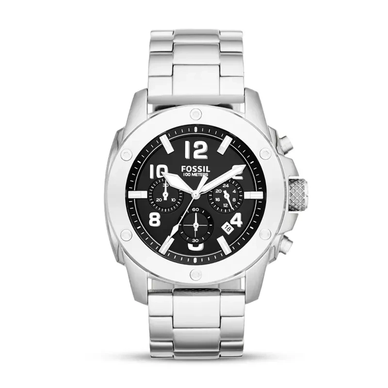 Fossil Modern Machine Chronograph Black Dial Men's Watch | FS4926