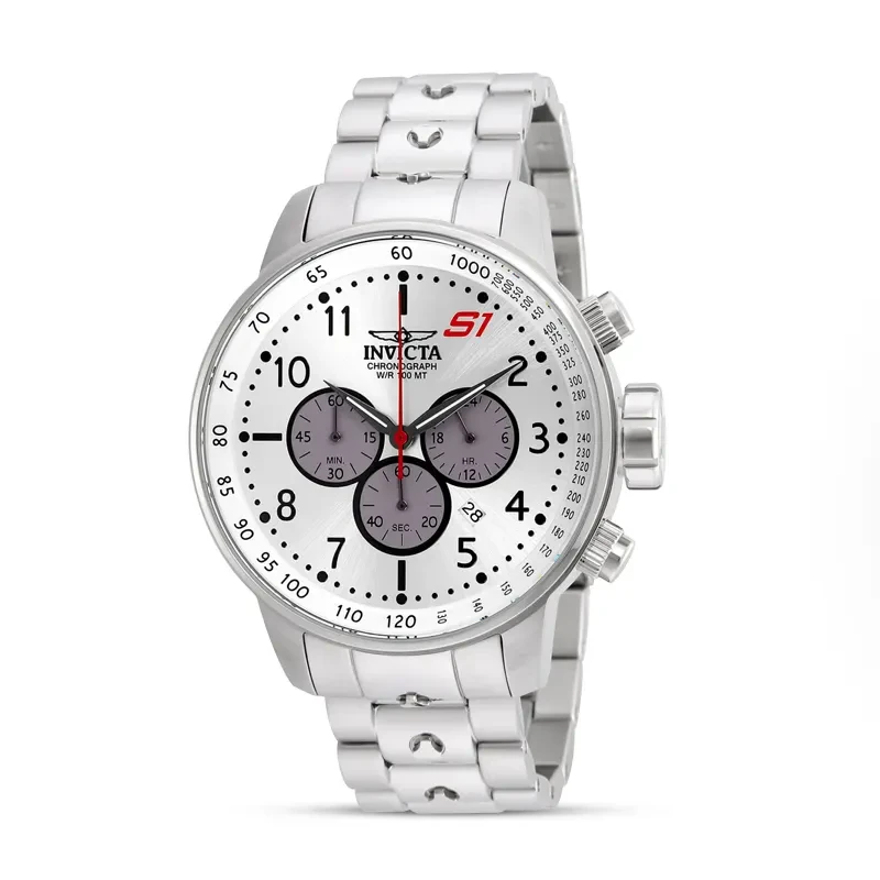 Invicta S1 Rally Zager Exclusive Chronograph Silver Dial Men's Watch | 23083