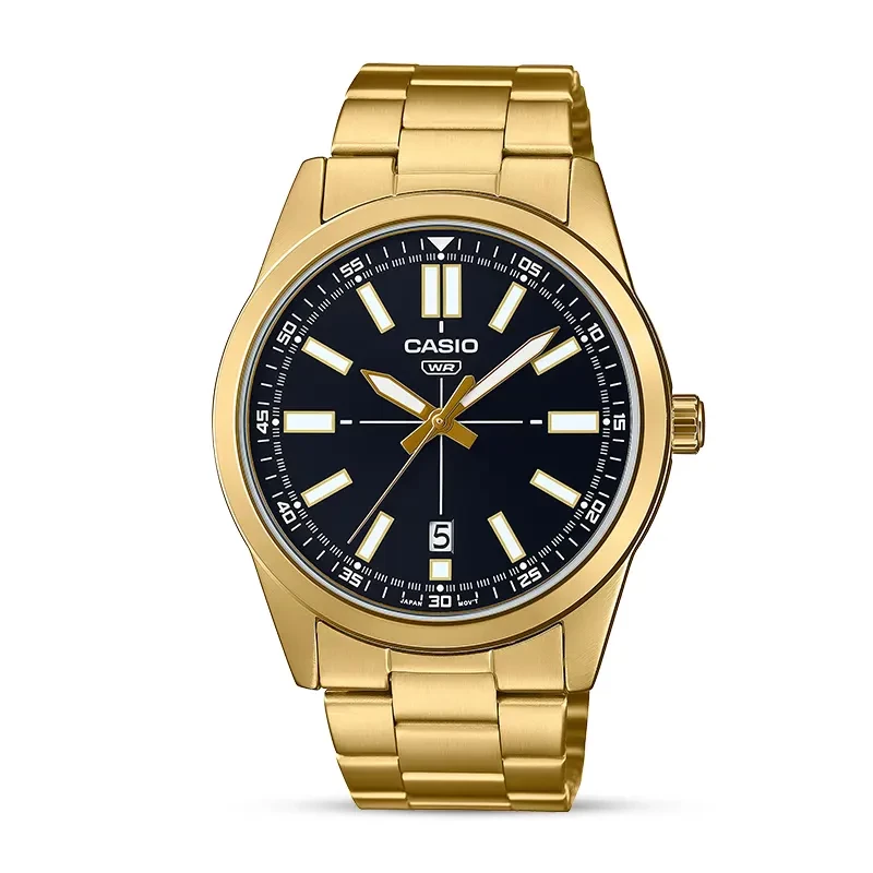 Casio MTP-VD02G-1E Black Dial Men's Watch
