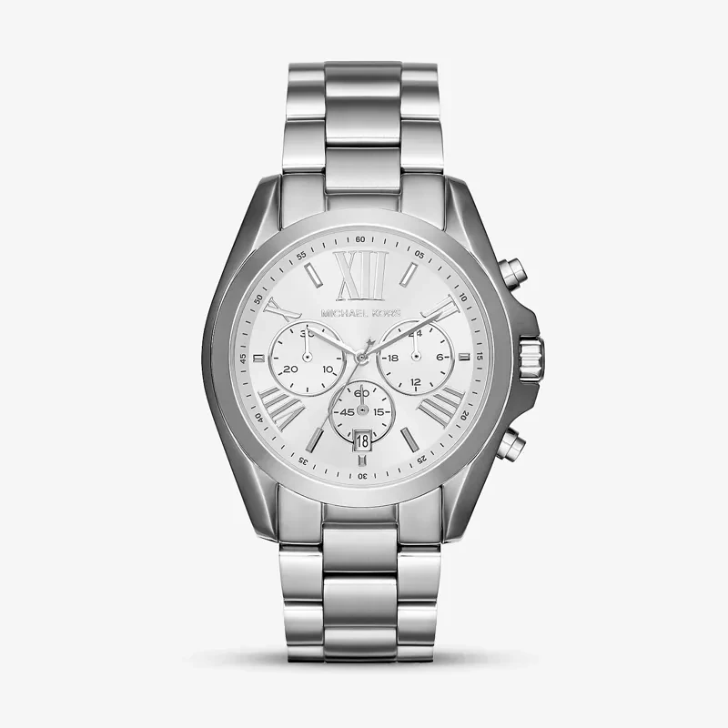 Michael Kors Bradshaw Chronograph Silver Dial Watch | MK5535
