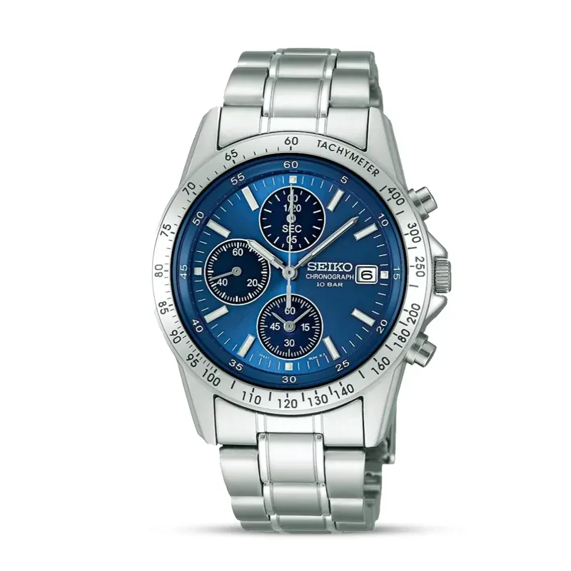 Seiko Spirit Chronograph Blue Dial Men’s Watch | SBTQ071