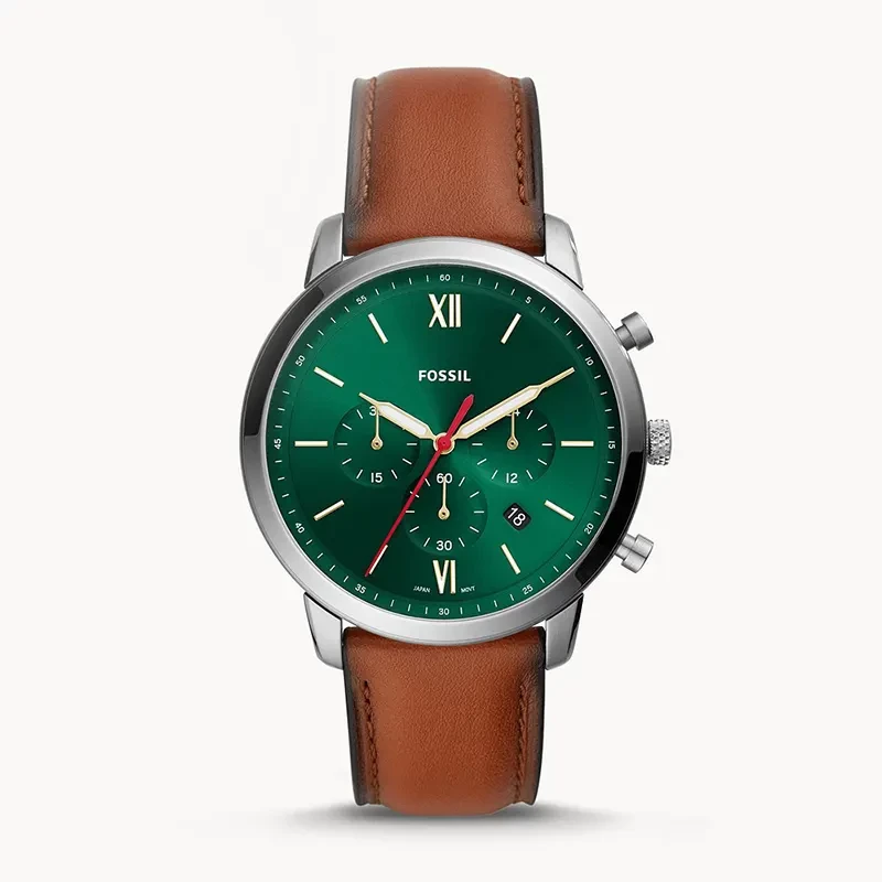 Fossil Neutra Chronograph Luggage Leather Men's Watch | FS5735