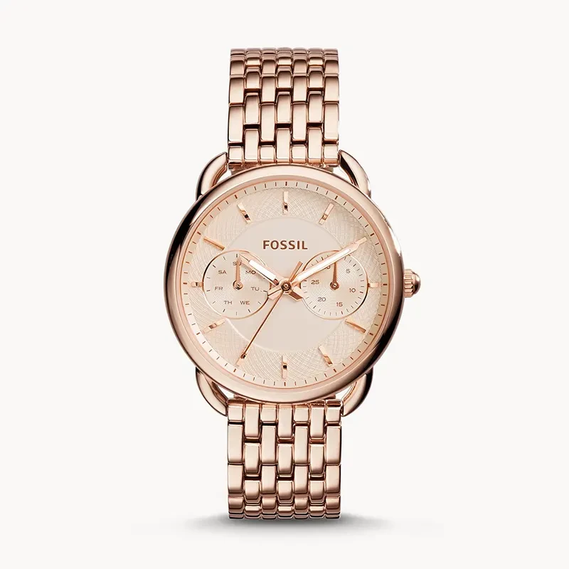 Fossil ES3713 Tailor Multifunction Rose-tone Ladies Watch