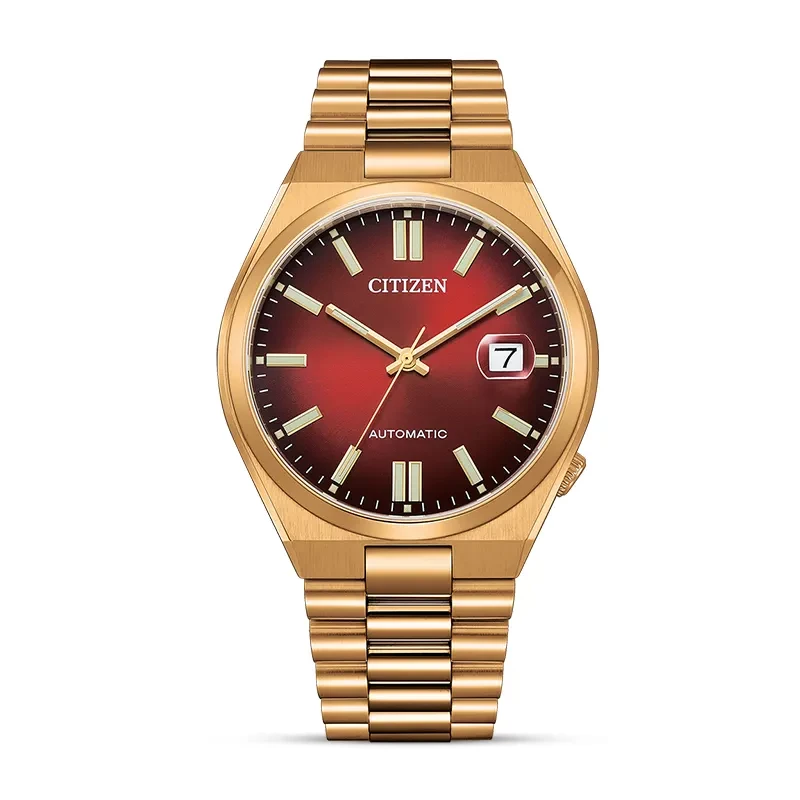 Citizen Tsuyosa Automatic Red Brown Dial Men’s Watch | NJ0153-82X